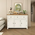 thumbnail image 3 of Greener Valley Solid Wood Long Sideboard, Traditional Style, 47" x 16" x 32", 3 of 7