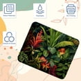 thumbnail image 3 of Tropical Plants Square Desk Mat Gaming Mouse Pad, 8.3x9.8 Inch Non-Slip Rubber Bottom Printed Design - Suitable for Office and Gaming, 3 of 6