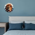 thumbnail image 5 of 12inch Lion Wall Clock Battery Operated Silent Non Ticking Round Decorative Clock for Office Home Living Room Bedroom Bathroom Kitchen Decor Lion, 5 of 8