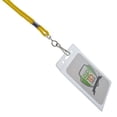 thumbnail image 2 of 25 Pack Vertical ID Name Badge Holders with Lanyards (Business Card Size) by Specialist ID (Yellow), 2 of 5