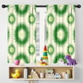 thumbnail image 5 of Blackout Kids Curtains,Green Tie Dye Sunburst Pattern Childrens Insulated Curtains Set Of 2,Bedroom Essentials,Toddler Room Decor 42"x54", 5 of 5