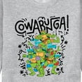 thumbnail image 3 of Teenage Mutant Ninja Turtles - Cowabunga TMNT - Men's Crew Neck Fleece Pullover, 3 of 5