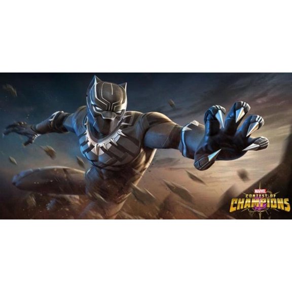 The Black Panther Photo License Plate