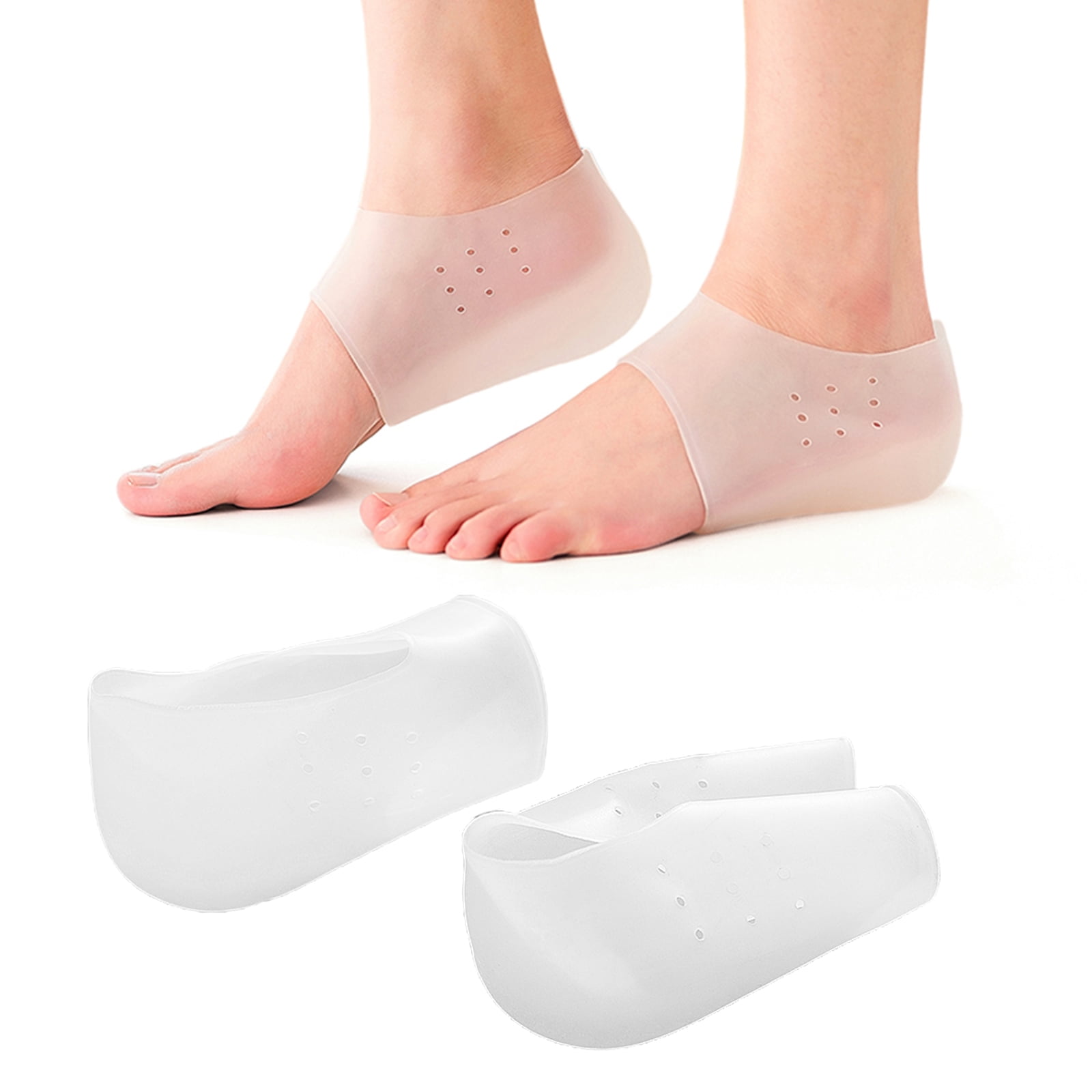 Thickened Heel Pads Feet Care Women Invisible Insoles Shock Absorber Foot Insert 