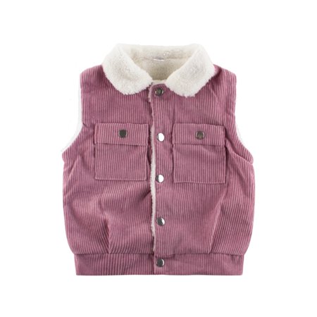 

Toddler Coats Outdoor Jackets Baby Girls Clothes Kids Boys Sleeveless Collar Patchwork Winter Vest Outer Outwear Children s Windbreakers Outfits For Kids 8 Years-9 Years Pink