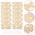 thumbnail image 3 of Miangastore Butterfly Cake Decorations Purple Paper 10Set 7.5X6.7X0.4In, 3 of 8