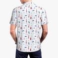 thumbnail image 3 of Balery Nautical Lighthouse Sailboat Printed Men’s Short Sleeve Polo Shirt, Midweight Men's Shirt,Golf Polo shirts -4X-Large, 3 of 8