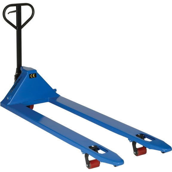 4400 Lb. Capacity Extra-Long Fork Pallet Jack Truck, 27 x 70
