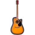 thumbnail image 2 of Fender FA Series Dreadnought Acoustic-Electric Guitar - 2-Color Sunburst w/ Hard Case, 2 of 8