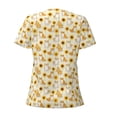 thumbnail image 3 of Uemuo Shiba Inu Dog Drawing Women's Deep V-Neck Low Cut Tops - Casual Loose Fit with Stainless Steel Loop, Soft, Breathable, Perfect for Office, Travel, and Daily Wear-Medium, 3 of 5