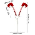 thumbnail image 3 of Ramas de Plástico Rojo para Árboles de Navidad | para Árboles Artificiales o Naturales | 50 X 26 X 3,5 Cm | Resistentes y Reutilizables | Decora Tu Hogar con Estilo | 1 Rama, 3 of 6