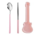 thumbnail image 1 of Cutlery Set 1 Set Dinning Mirror Polish Practical Metal Cutlery Set Camping Reusable Flatware, 1 of 5