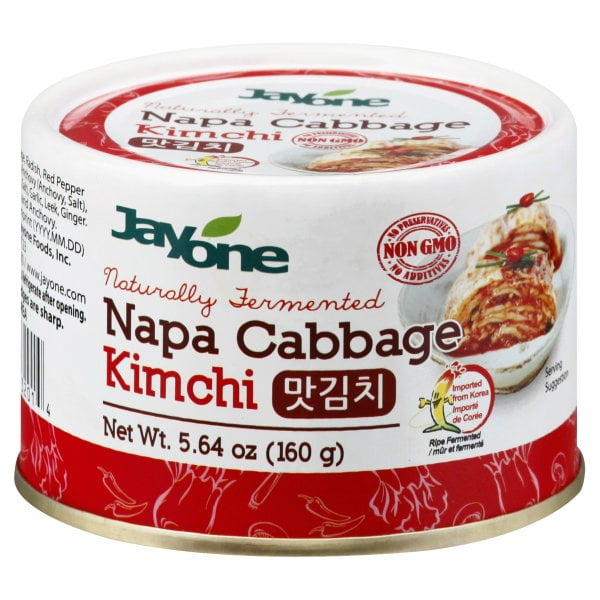Korean Canned Kimchi, Napa Cabbage Kimchi, Naturally Fermented, NonGMO
