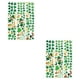 thumbnail image 4 of Injueey 1 juego de calcomanías para ventana, pegatinas de pared con doble impresión, parche para puerta del día de San Patricio Type3 NO3, 4 of 6