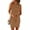 Brown, variant on XWSHYW Summer Dresses for Women 2025 Summer Striped Pattern Crew Neck Holiday Party Dresses Sexy Sleeveless Slim Fit Beach Mid-Length Dress