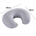 thumbnail image 2 of Suckling pillowcase Suckling pillowcase U shaped soft maternal breastfeeding newborn infant feeding pad cover, 2 of 5