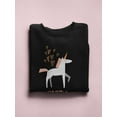 thumbnail image 3 of Birthday Unicorn Design. Sweatshirt Women -Image by Shutterstock, Female XX-Large, 3 of 4