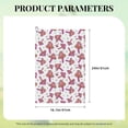 thumbnail image 4 of Kdxio Purple Mushroom Pattern Golf Towel (24" X 16") with Carabiner Clip - The Convenient Golf Cleaning Towel, 4 of 8