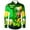 D-Multicolour, variant on Shirts for Men Saint Patrick's Day Digital Print Long Sleeve Button Lapel Mens Casual Top