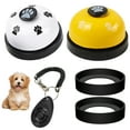 thumbnail image 1 of 5PCS Pet Training Tools Portable Dog Training Bell Set Cat Clicker Training Set, 1 of 10
