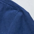 thumbnail image 6 of SjgWCP Men Oversized zip up hoodie Men's Linen Short Sleeved Shirt Solid Color Men's Foreign Trade Men's Summer Men's Cotton Linen Casual Shirt Half Front, 6 of 8