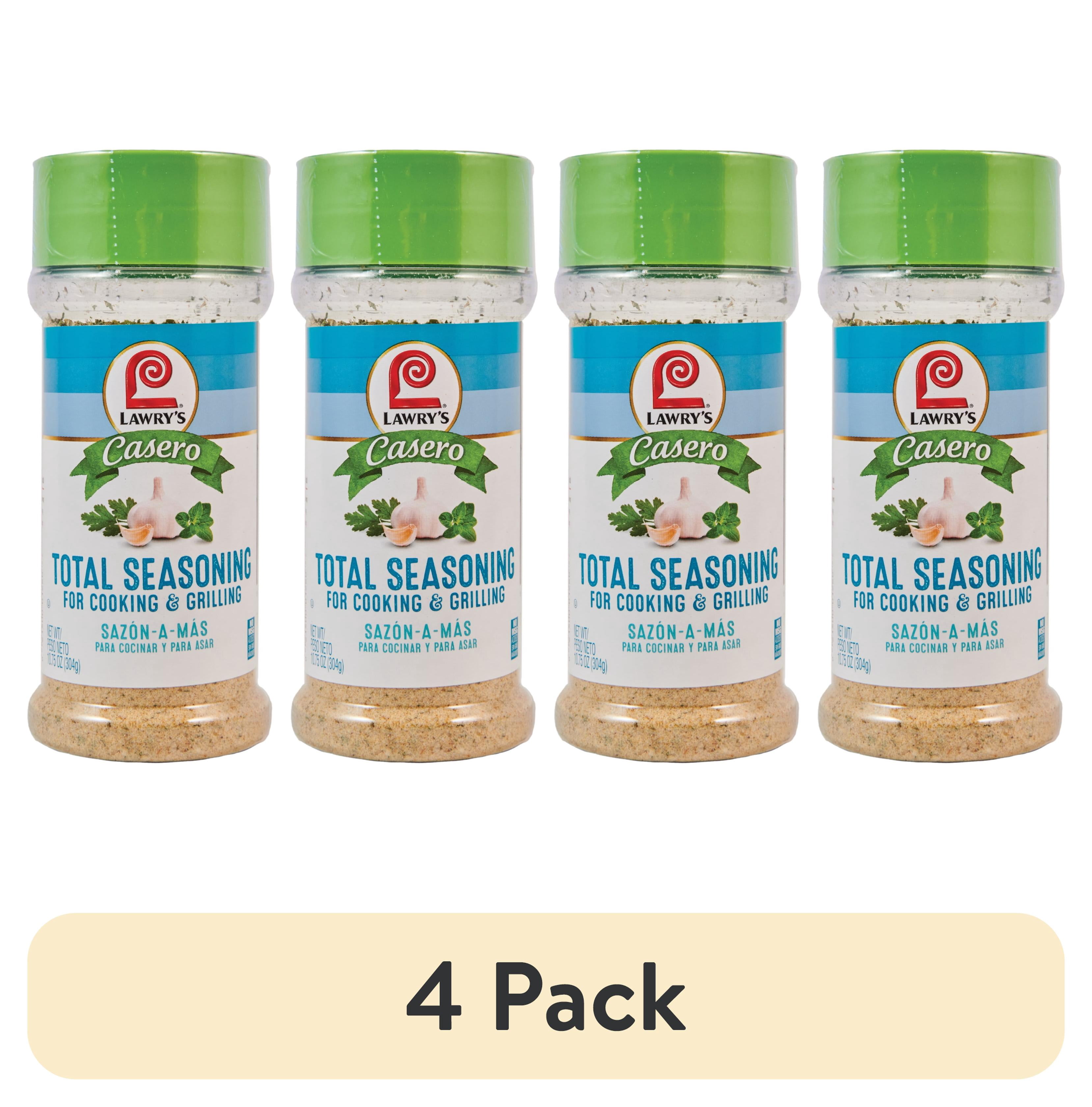 (4 pack) Lawry's Casero Kosher Total Seasoning, 10.75 oz Bottle