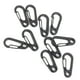 thumbnail image 5 of 20 Mosquetón Negro Clip Snap Hook Split Spring Hebillas Llavero Llavero pieza, 5 of 9