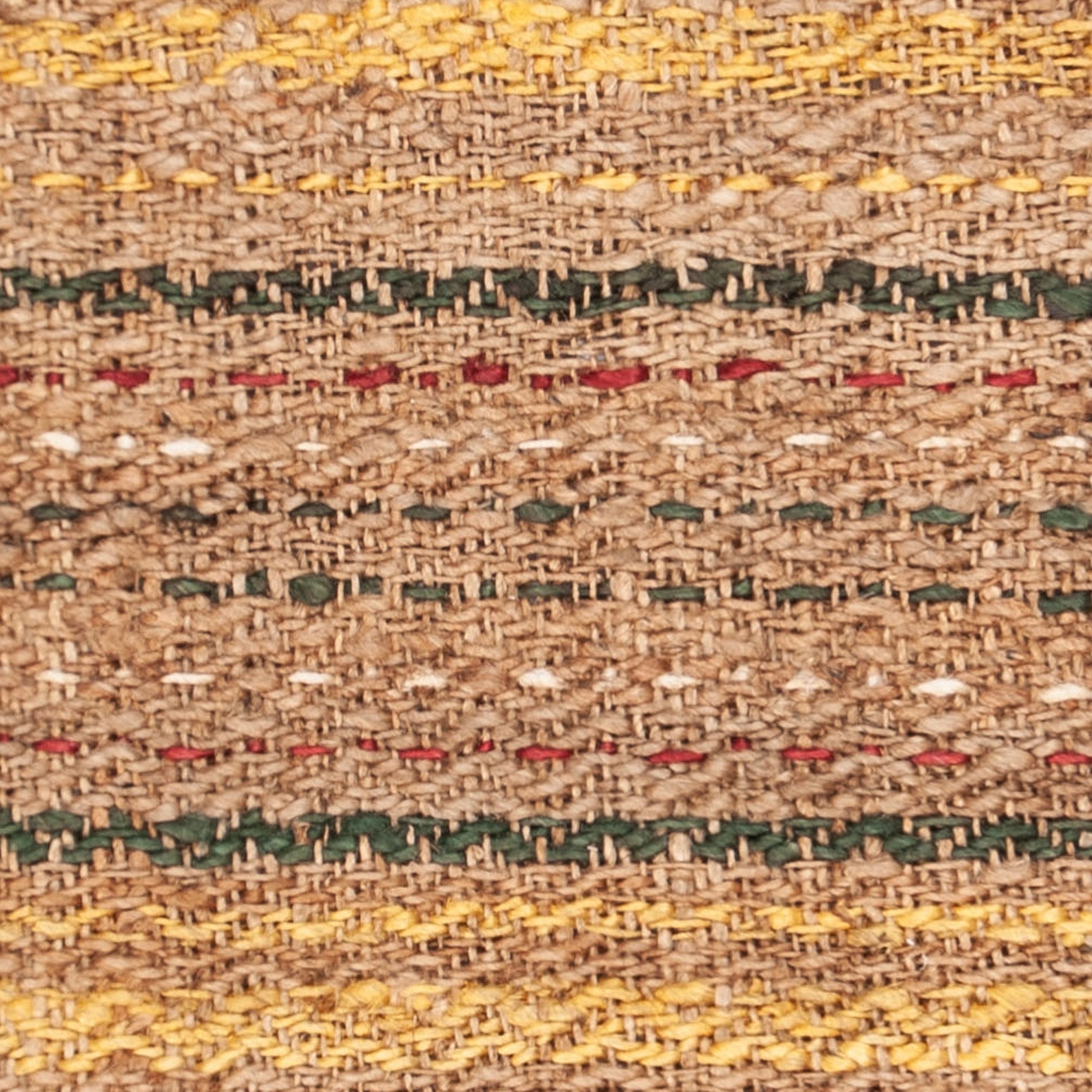 SAFAVIEH Natural Fiber Ombre Striped Jute Runner Rug, Natural/Gold, 2'6" x 8'