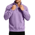 thumbnail image 6 of Xdegoge Mens Henley Shirts Long Sleeve Button Down Mock Neck Pullover Sweatshirts Casual Slim Fit Athletic Activewear Tops for Fall Winter Classic Basic Loungewear, 6 of 7