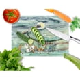 thumbnail image 2 of Caroline's Treasures Watery Pelican, Shrimp, Crab and Oysters Glass Cutting Board Large, 2 of 2