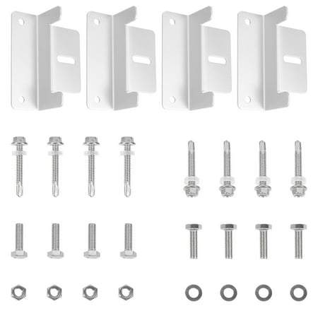 

4pcs Solar Panel Mounting Z Support Brackets Boat RV Mounted Solar Panel Racks