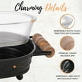 thumbnail image 3 of Autumn Alley Matte Black Metal & Glass Modern Farmhouse Soap Dish for Bathroom, 3 of 8