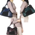 thumbnail image 5 of Bolso de mano de retazos para mujer, de piel dividida, de gamuza, bolso de hombro para mujer, bolso de mano grande para mujer, bolso de trabajo de oficina de diseñador de lujo para mujer, 5 of 5