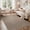 Khaki, variant on GENIMO 8'x10' Area Rug, Machine Washable Modern Floral Textured Plush Rug with Non Slip Backing for Living Room, Bedroom, Dining Room, Dark Gray