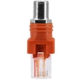 thumbnail image 4 of BERANMEY Adaptador convertidor RF a RJ45 Paquete de 2 Adaptador Ethernet F Hembra a RJ45 Macho Acoplador Coaxial Conector Recto Coaxial, 4 of 5