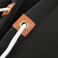 thumbnail image 7 of Men's Pure Color Jumpsuit, Autumn Winter Casual Hoodie with Print and Zipper, Comfortable for Daily Wear, Trendy Design for Style, Ideal for Work and Leisure, Soft Fabric, 7 of 7