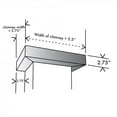 thumbnail image 6 of ZLINE Vented Crown Molding Profile 6 for Wall Mount Range Hood (CM6V-8667B), 6 of 6