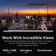 thumbnail image 4 of Lenovo Yoga 7 2-in-1 16" WUXGA Touchscreen Laptop, AMD Ryzen 7 8840HS, 16GB LPDDR5X, 2.5TB Storage (2TB SSD+512GB Docking Station Set), Backlit Keyboard, Fingerprint Reader, Win 11, Artic Grey, 4 of 9