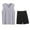 C-Black, variant on GERsome Men's 2 Piece Workout Sets V-neck Tank Tops and Shorts Sleeveless Gym T Shirts Fitness Athletic Muscle Tee ﻿Shorts Summer Loungewear L-5XL