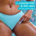 thumbnail image 4 of Venus Razor Kit for Pubic Hair & Skin, 1 Handle + 2 Refills + Shower Hook, Purple, 4 of 13
