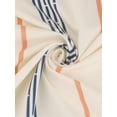 thumbnail image 6 of DARING DIVA Women's Striped Button Down Long Sleeve Pajama Dress S Blue Stripe, 6 of 6