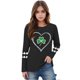 thumbnail image 3 of Blusas y camisas de manga larga con cuello redondo, moda del Día de San Patricio, blusa informal con estampado bonito de manga larga para niños y niñas., 3 of 5