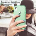 thumbnail image 4 of JETech Glitter Case for iPhone XR, 6.1-Inch, Bling Sparkle Shockproof Phone Bumper Cover, Cute Sparkly for Women and Girls (Green), 4 of 7