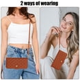 thumbnail image 6 of Allytechgroup Wallet Case for Samsung Galaxy S25 with Credit Card Slot, RFID Blocking PU Leather Case with Lanyard & Shoulder Strap & Kickstand Shockproof Bumper for Women Men, Brown, 6 of 8