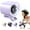 Purple, variant on 360° Rotating Semi-Cooling Clip Fan, 2026 Car Clip on Air Conditioner Fan with LED Display, Clip on Ac for Car, USB Rechargeable Personal Fan, Hands-Free Clip on Fan for Cars, Work, Camping (Orange)