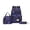Dark Blue, variant on UJNDER Stylish Space Themed Casual Backpack with Starry Print and Laptop Compartment Lightweight Daypack for Students Everyday Use,Black,Mid