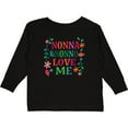 thumbnail image 3 of Inktastic Nonna and Nonno Love Me Girls Long Sleeve Toddler T-Shirt, 3 of 5