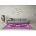 thumbnail image 3 of Ahgly Company Indoor Rectangle Medallion Pink Traditional Area Rugs, 8' x 10', 3 of 4
