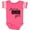 Football Pink and White, variant on Inktastic Just an Ohio Girl Born in Ohio Girls Baby Bodysuit