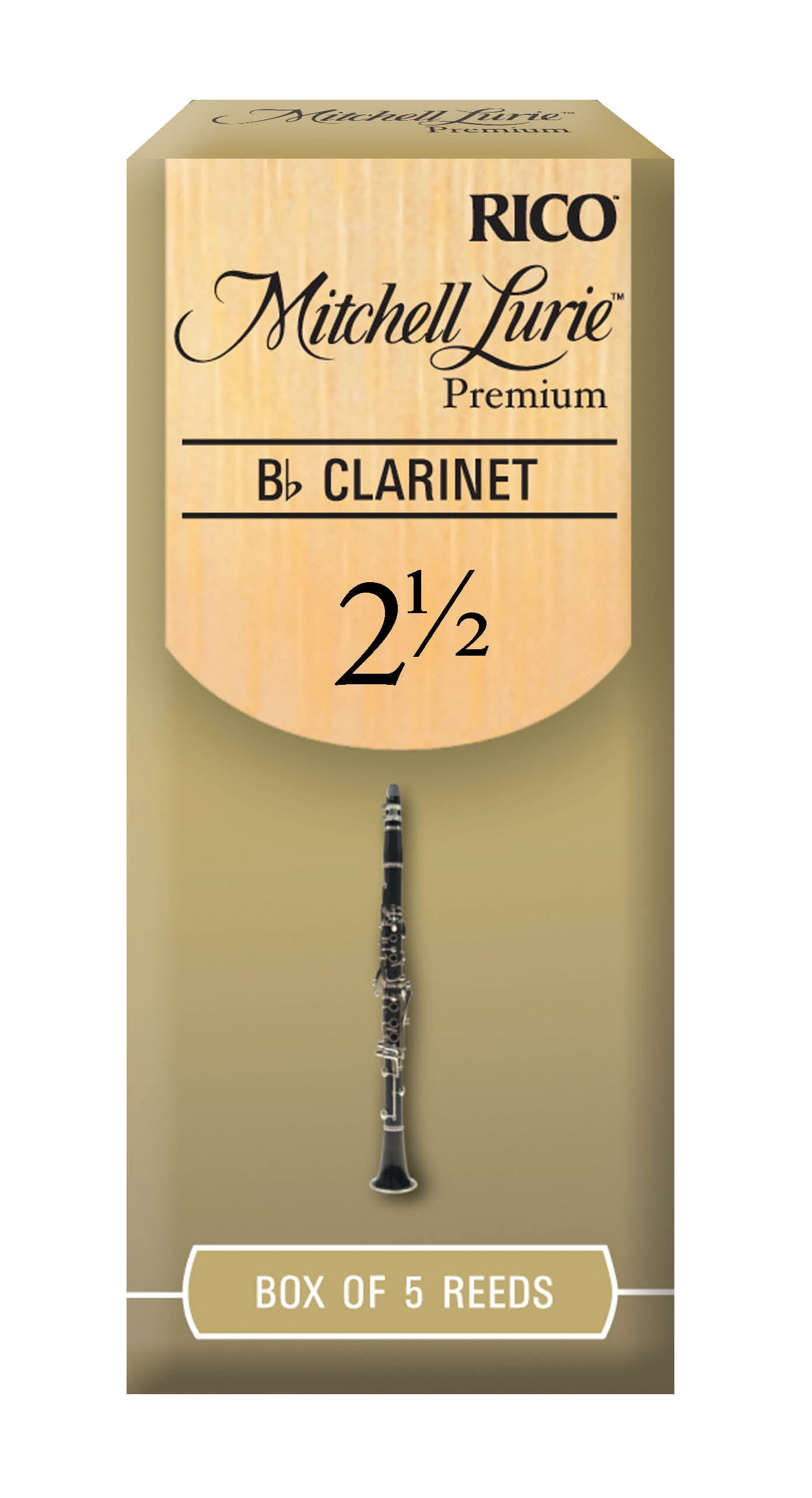 Rico 1.5 Strength Reeds for Bb Clarinet Pack of 3